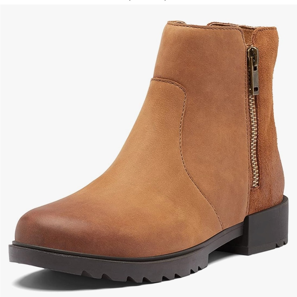 New Sorel Emilie II‎ zip waterproof ankle boot sz 6